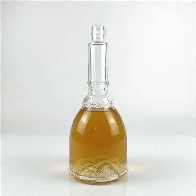 500 ml 620 g långhalsad pagodform extra flinta vodka glasflaskor